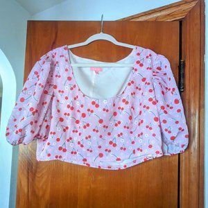 Sugar Thrillz Cherry "Taste of Fame" Crop Top